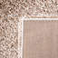 Shag Solid Color Area Rug In Beige-8808063