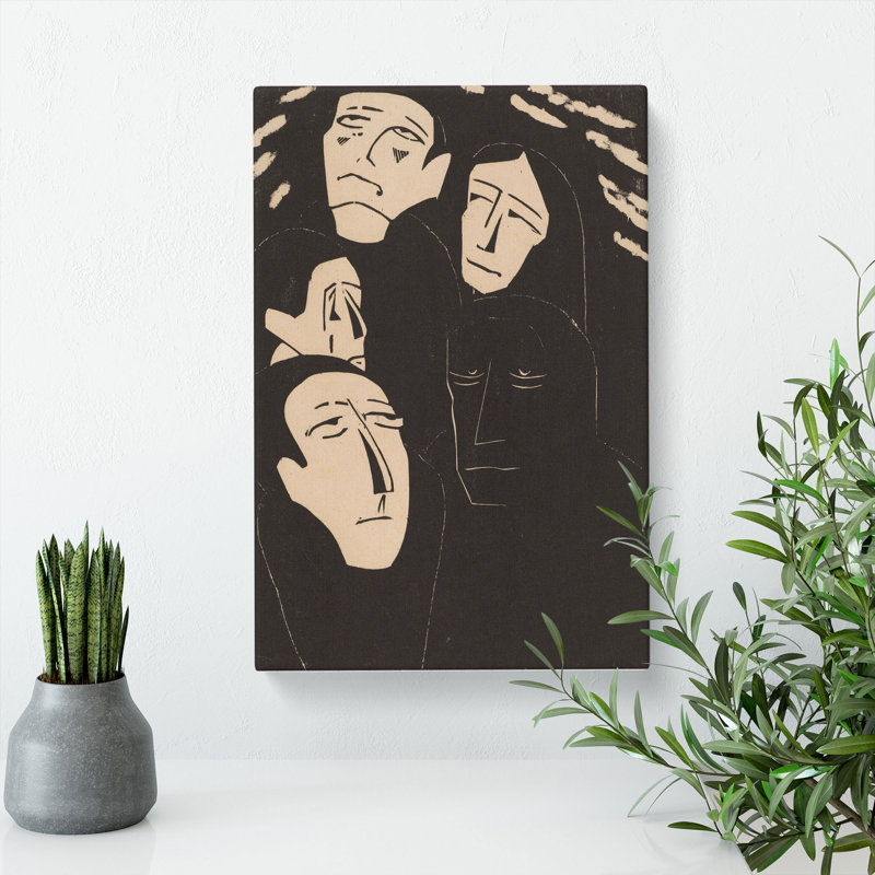 Eavesdropping by Walter Gramatte - Wrapped Canvas, 50cm H x 35cm W x 3cm D