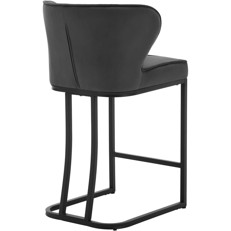 Plath Bar Stool Set, Dark Grey