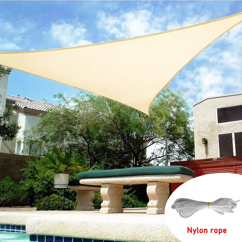 Pare-soleil de terrasse pour auvent pour l'extérieur HomeyA, 16 (pi) x 16 (pi) x 16 (pi)