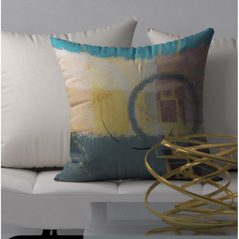 Housse de coussin décoratif carrée inestimable VIP, 24 po x 24 po