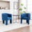 29.13'' H Velvet Curved Dining Chair-56710690