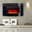Klarstein 88 cm W Black Electric Fireplace