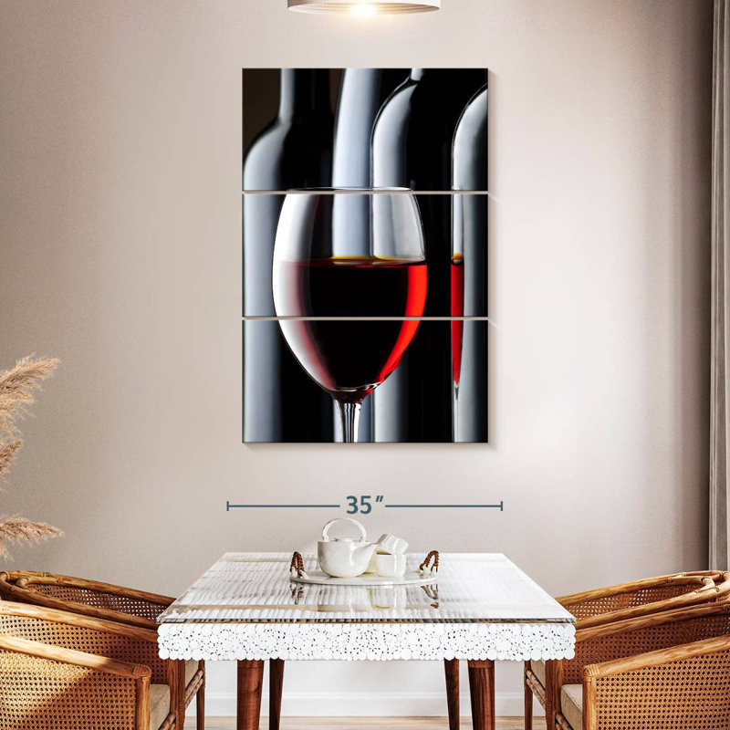 Vin rouge Yarlin Cabernet, H 32 po x l 20 po