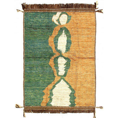 Luevano One-of-a-Kind 5'1'' X 7'1'' Lamb's Wool Area Rug