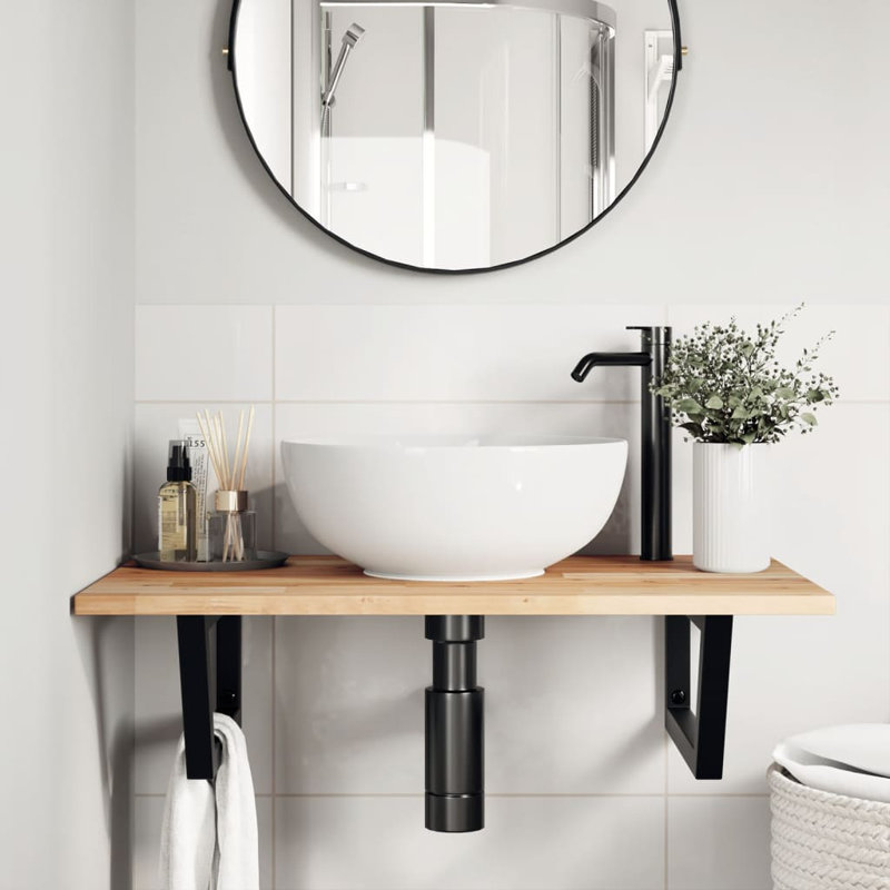 Accent Shelf, 2" H x 80" W x 50" D, Black