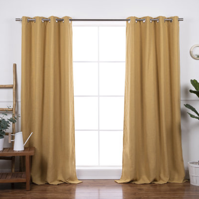 Mendelsohn Polyester Blackout Grommet Curtain Panel 