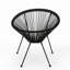 Chaise Anson (ensemble de 2) - Noir-1499591991