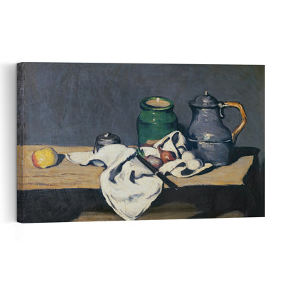 Still Life With A Tin Kettle, 1869 Abstract Contemporary Wall Art Print