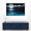 Pleine lune romantique sur toile-496687136