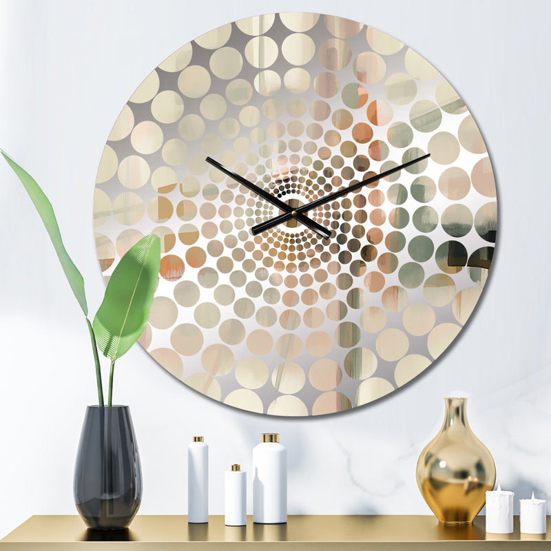 Lochlyn - Horloge murale peinture abstraite, Petit