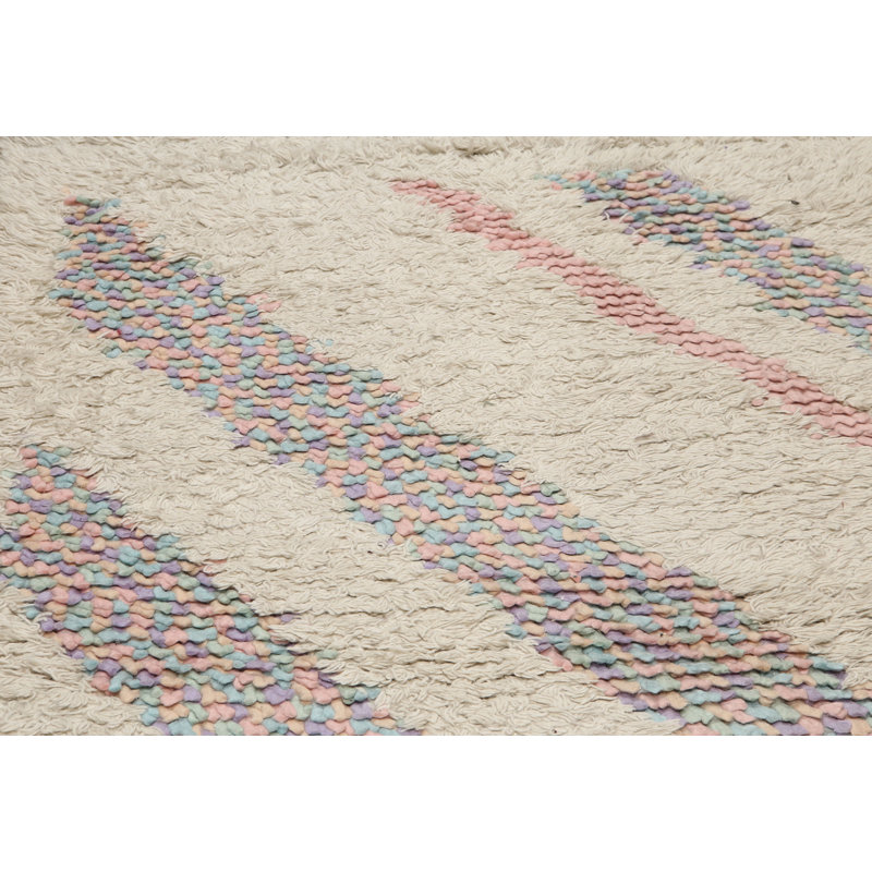 Cazeault One-of-a-Kind 4' X 6' Wool Area Rug in Beige