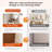 Soraide Small Dressing Table With Mirror, Three-in-one Dressing Table With 3 Drawers.