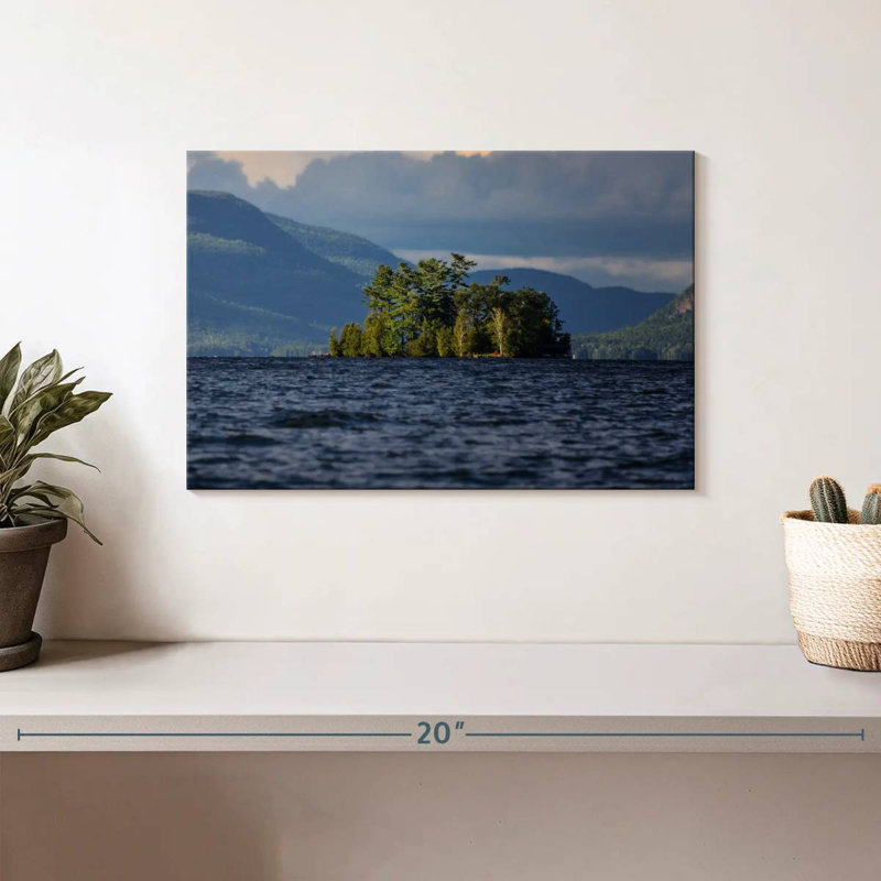 Alvord Lake George Island, 8" H x 12" W