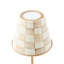 Mocha Check LED Rechargeable Cafe Table Lamp