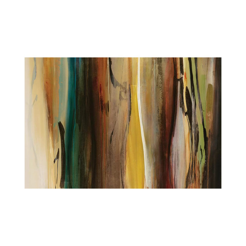 Forms In Harmony by Sarah Stockstill - Wrapped Canvas Painting, 20.32 cm H x 30.48 cm W