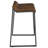 Martiana Upholstered Counter Stool with Metal Frame-730545702