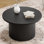 Table basse 31,5 "avec base en bois massif