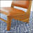 Tan Leather Lounge Chair
