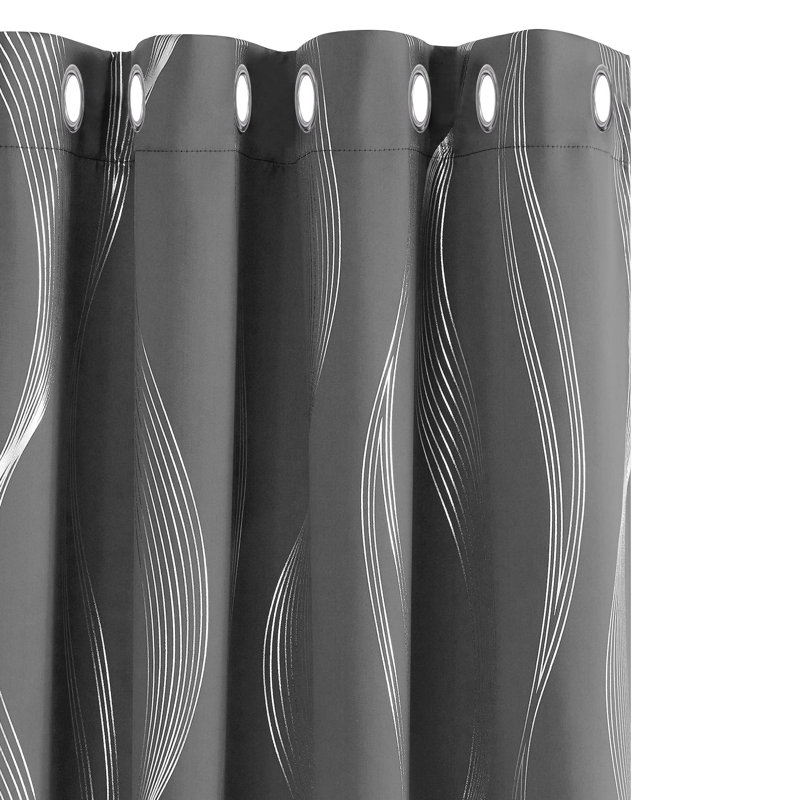 Reeher Blackout Curtain Pair, 55cm Width x 175cm Drop