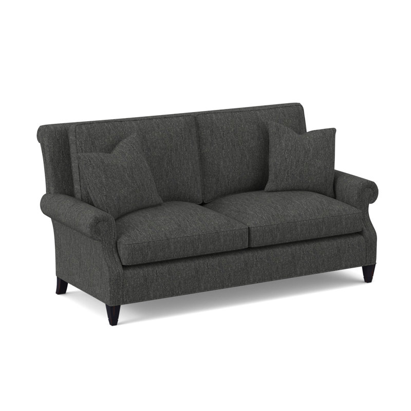 Library Sofa, Vintage Ebony, Elise Linen