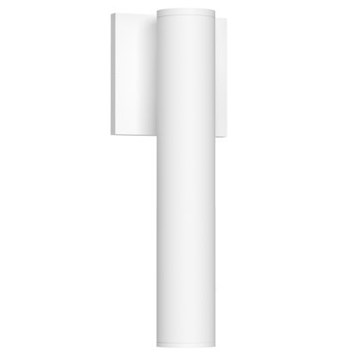 Lorna 12-in (4-in Dia.) 36 Degree Optic White LED Wall Sconce