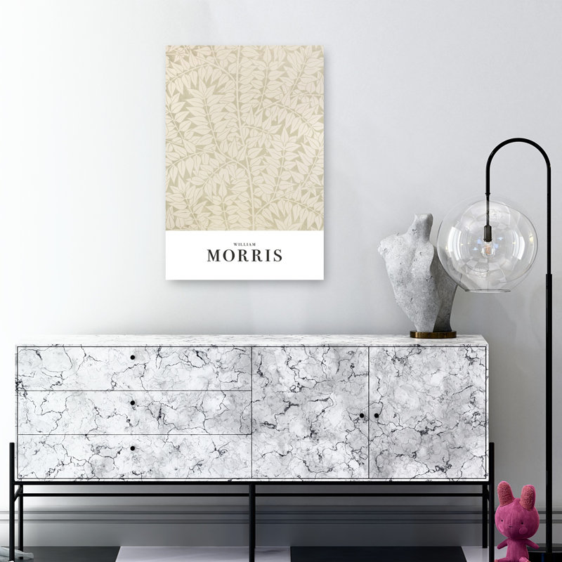 Branche abstraite, rétro, fleur rustique, reproduction d'art mural, 36" H x 24" W
