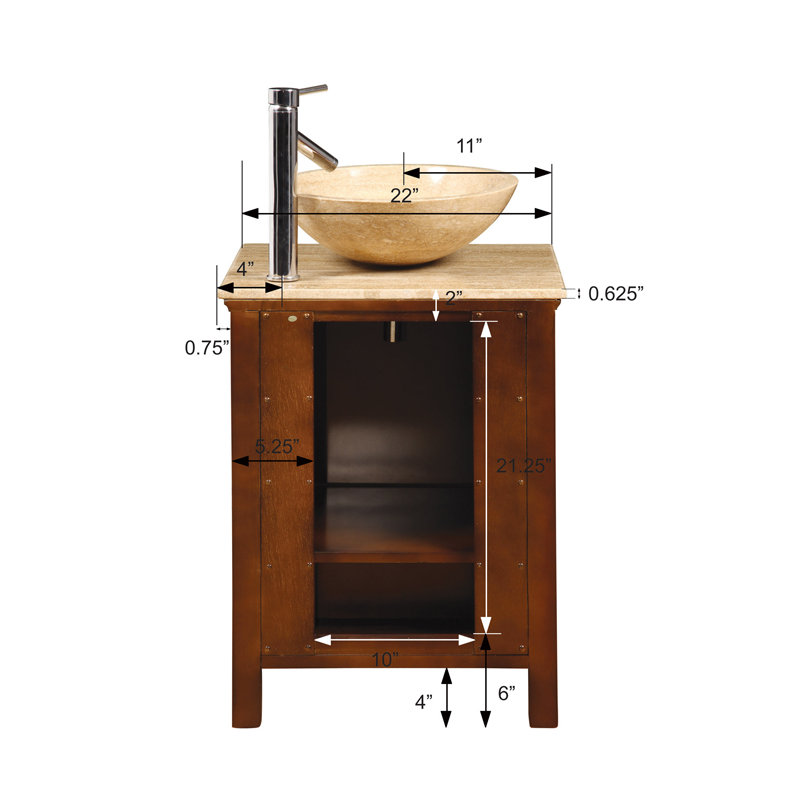 Ensemble de meuble-lavabo simple 22 po Rowles