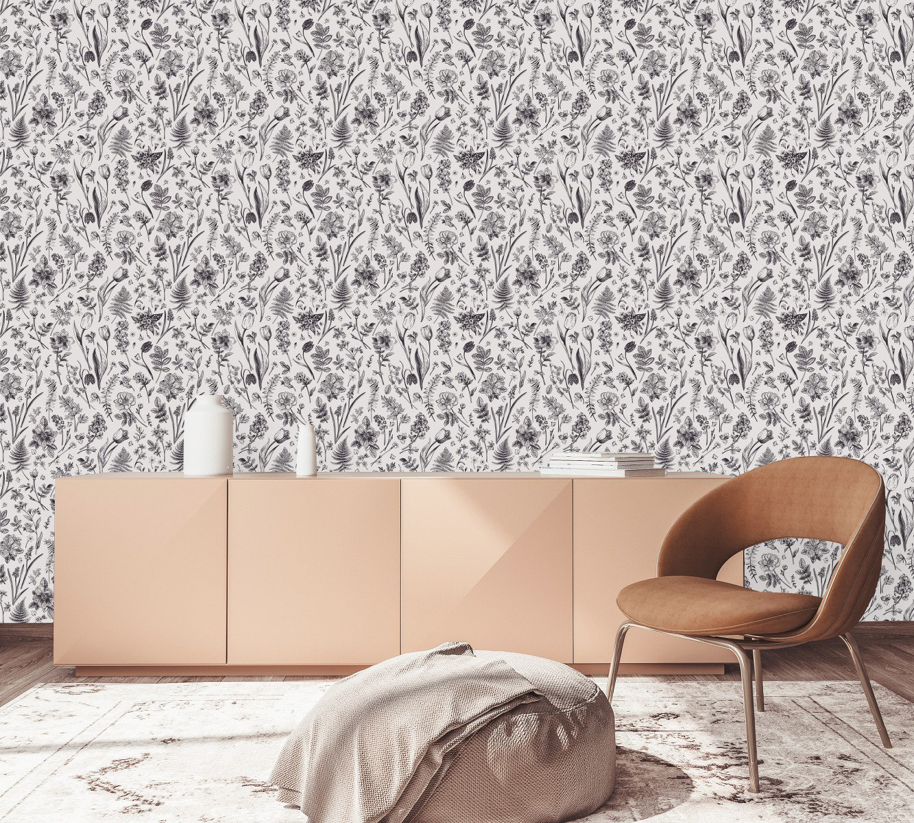 Red Barrel Studio Kissy Floral Wallpaper
