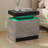 LED Nightstand with Drawers-176244434