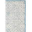 Tapis bleu / ivoire en laine touffeté à la main Crowell-778041464