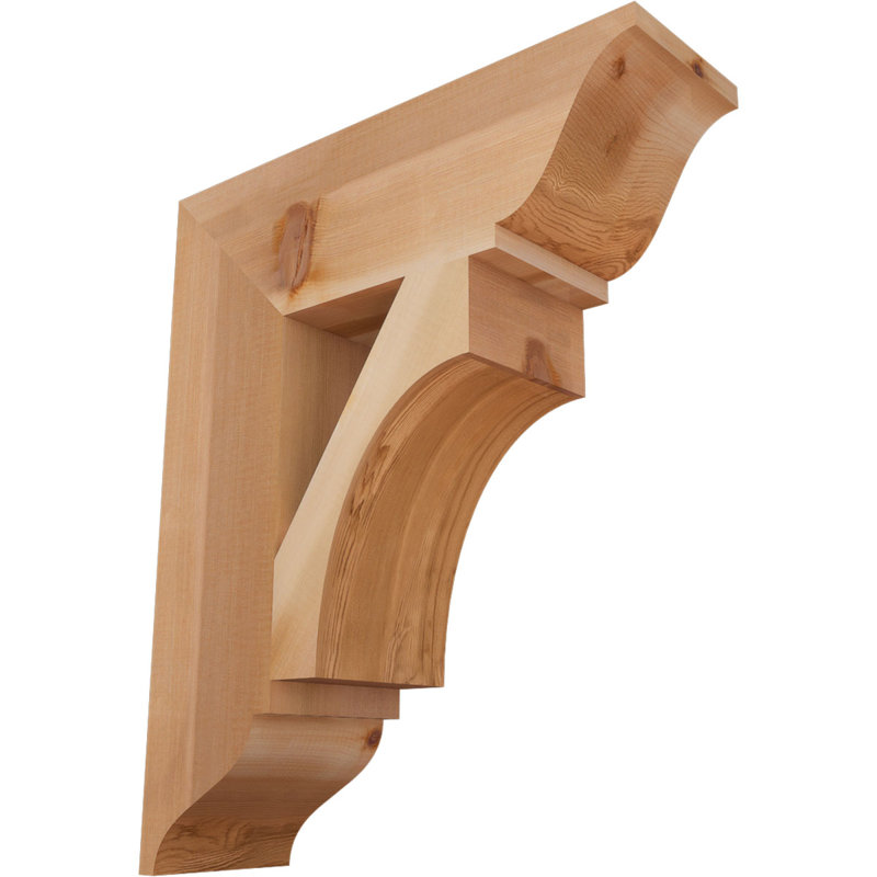 Support traditionnel Westlake, Cèdre rouge de l'Ouest, Lisse, H 24 po x l 5,5 po x P 20 po