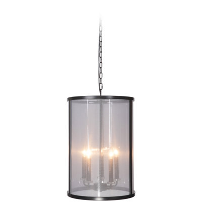 Luminaire suspendu cylindrique unique 5 lumières Elmer