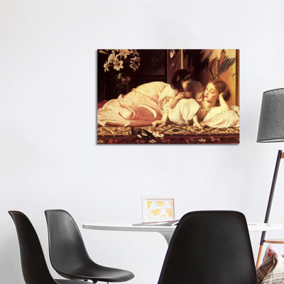 Mother And Child by Frederic Leighton - Wrapped Canvas Gallery-Wrapped Canvas Giclée