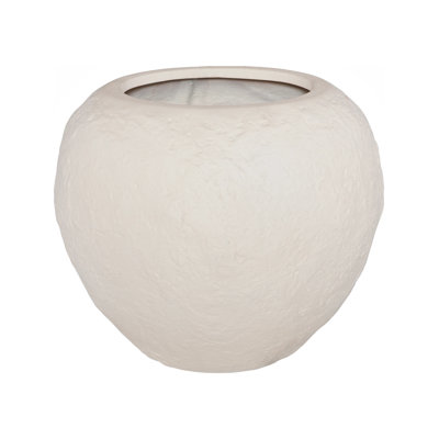 Phillips Collection Aera Planter, Wide, Off White, Medium
