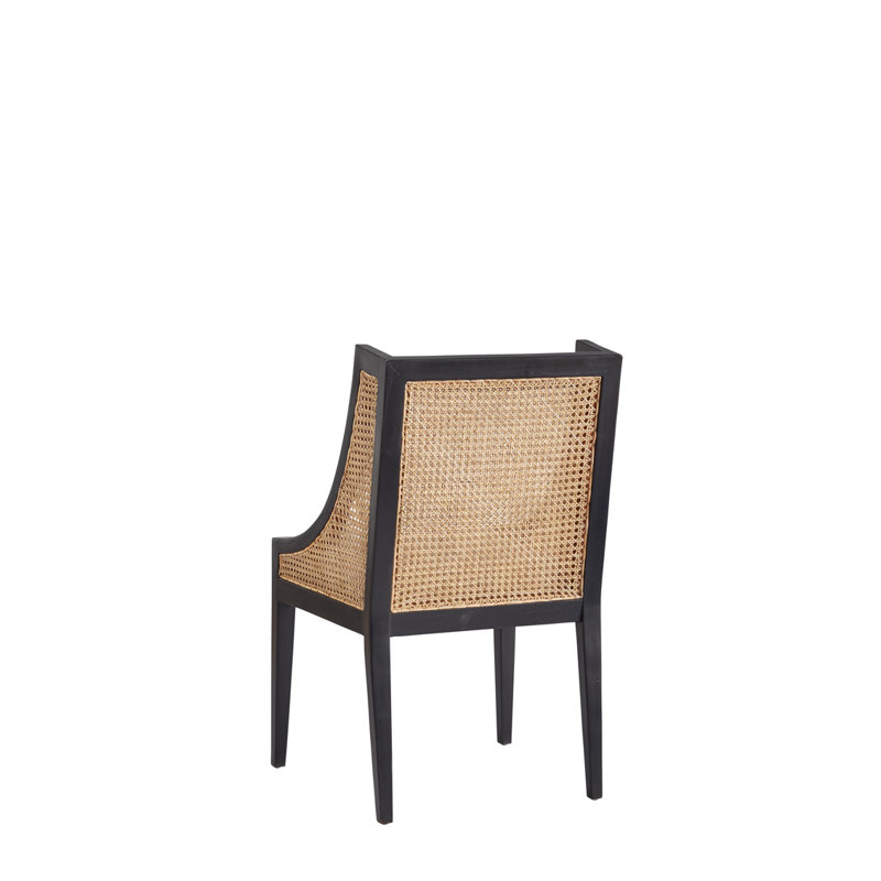 Loudoun Upholstered Arm Chair, Black