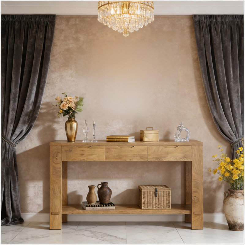 Authentic Console Table,Entryway Table,Display Organizer