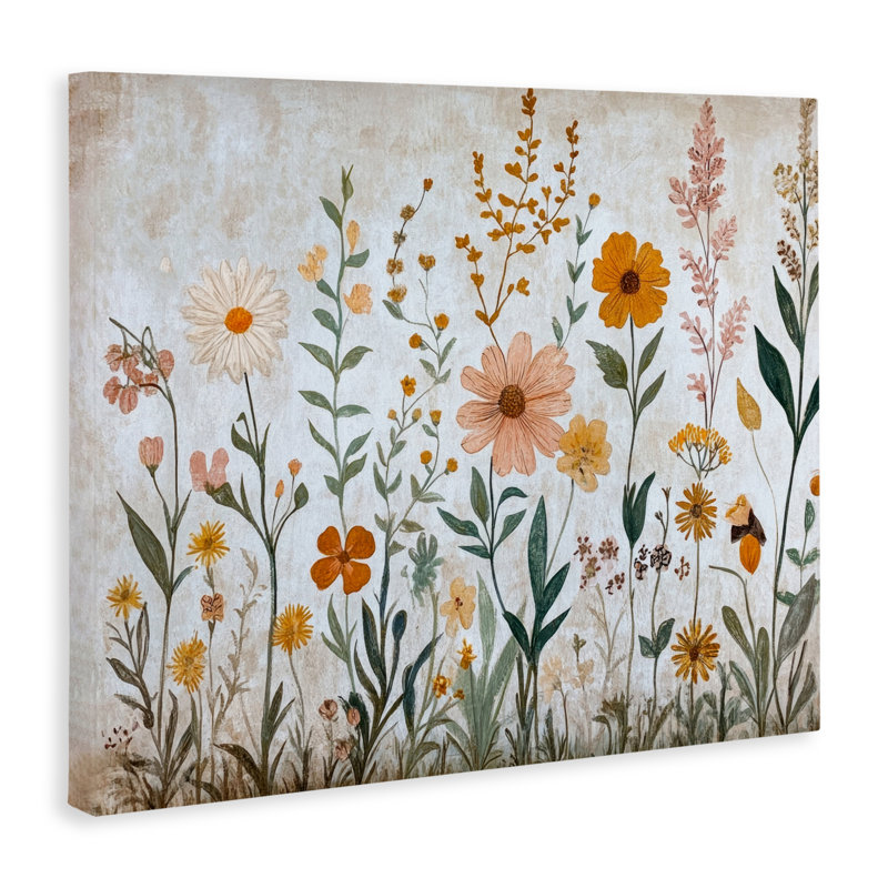 Feuilles d'automne, toile par Petal Prints Design, H 16 po x l 20 po