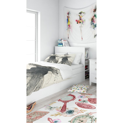 Ensemble de housse de couette Glam Dancing I - Fashion Chiffres - Microfibre de polyester