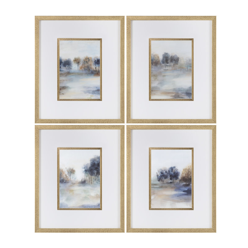 Becket 4-Piece Framed Landscape Prints