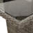  Garden Dining Set Grey