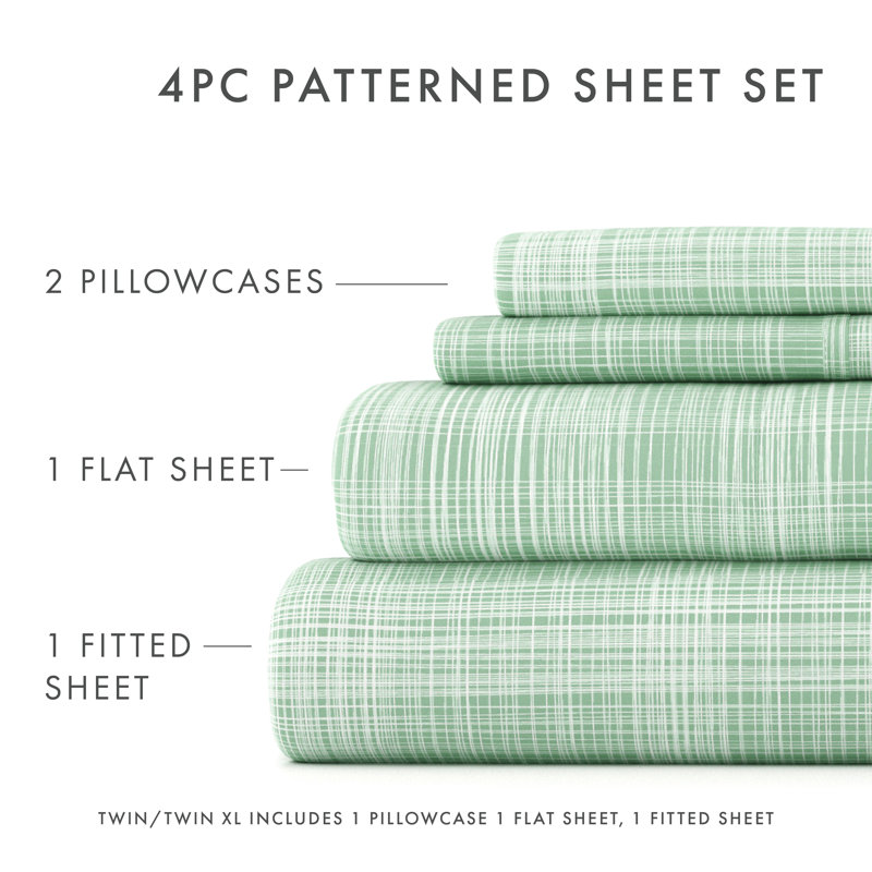 Forest Green Microfiber King/California King Bedspread Cover Set