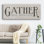 «Gather With Love» sur toile, art textuel