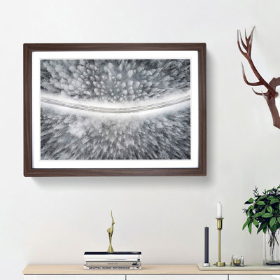 Winter Road - Picture Frame Painting Print