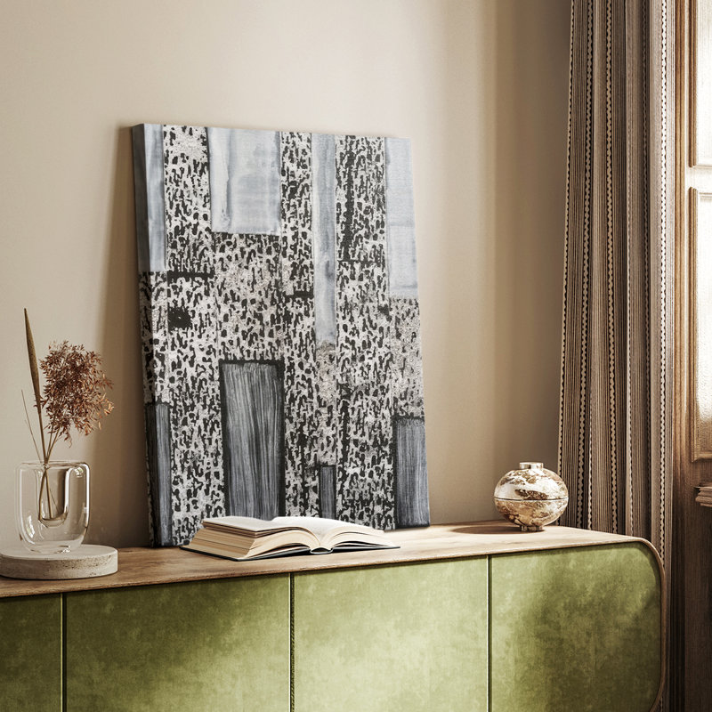 Silver Parcels II -Gallery Wrapped Cavas, 36" H x 24" W