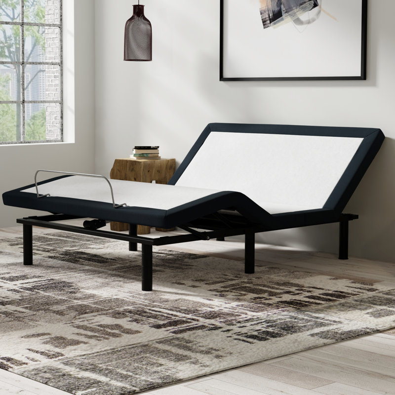 King Bed Adjustable Base: Zero Gravity, , 75.89In Product Width Head & Foot Massages, White