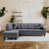 Velours gris