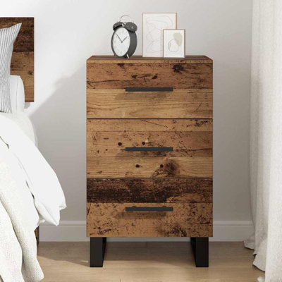 40cm W Manufactured Wood Bedside Table