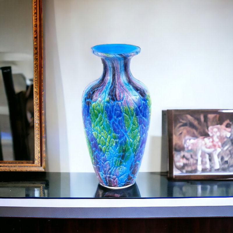 Multi-Color 10'' Indoor / Outdoor Glass Table Vase