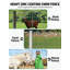 6ft x 164ft(1.2x50M) Hot Dipped Galvanized Wire Mesh Roll Stock Fence Livestock Fencing, Heavy Duty Galvanized Wire Fence for Horse Cow Sheep Deer Pig, Ideal As Goat Fencing, Deer Fence
